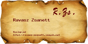 Ravasz Zsanett névjegykártya